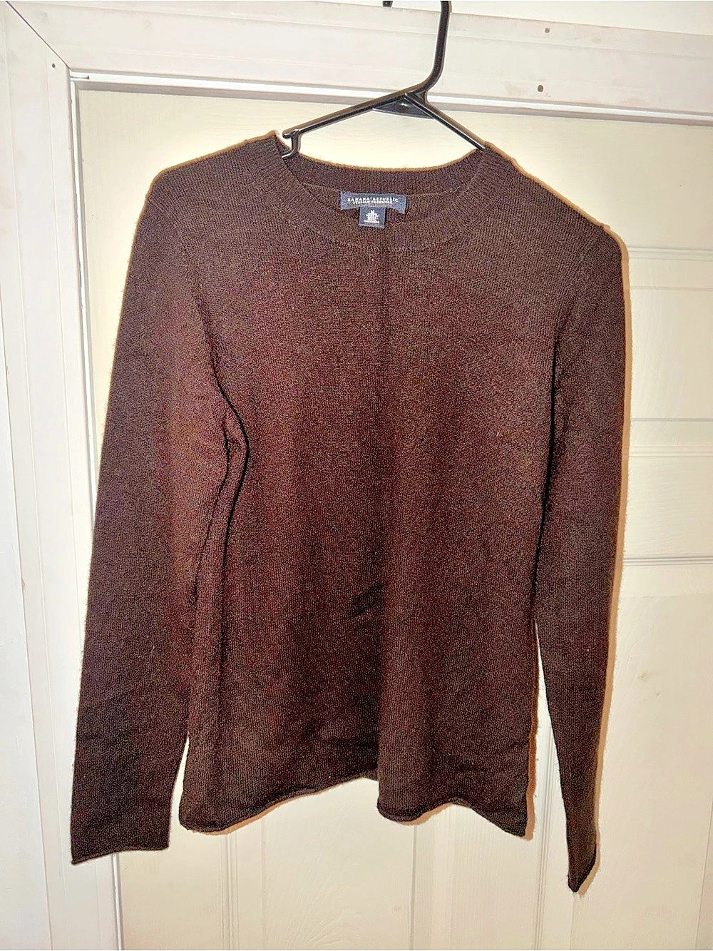 Banana Republic 100% Italian Cashmere Crewneck in Brown Large